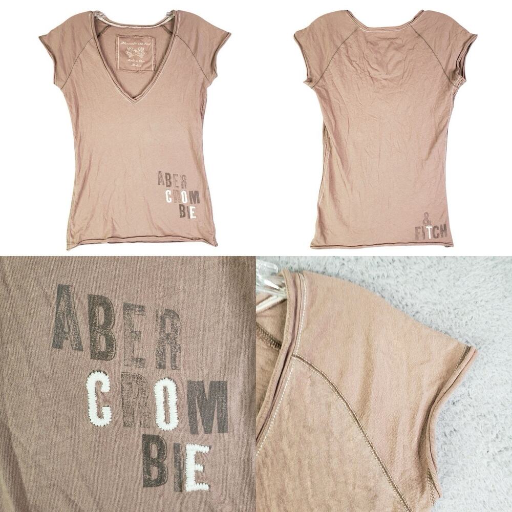 VTG Abercrombie Fitch Shirt Womens Medium Babydoll Top Bella Swan Elena Y2K 00s
